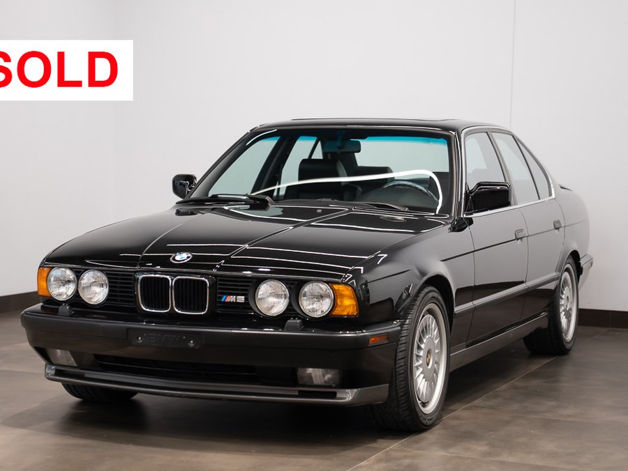 1992 BMW M5 1992 Black