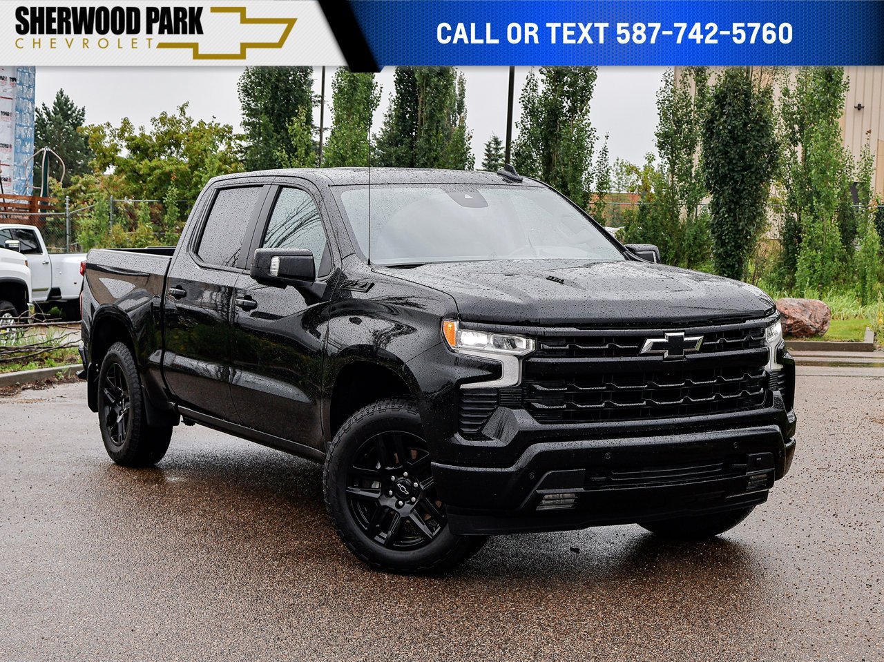 2024 Chevrolet Silverado 1500 4WD Crew Cab 147 RST Black Sherwood Park - photo #0