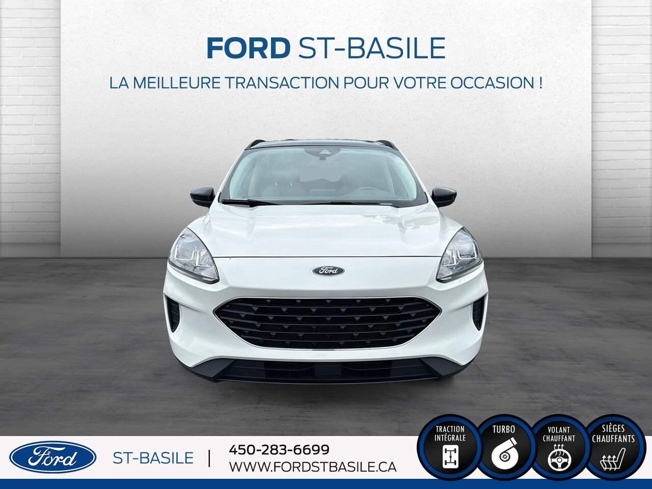 2021 Ford Escape White Saint-Basile-le-Grand - photo #10