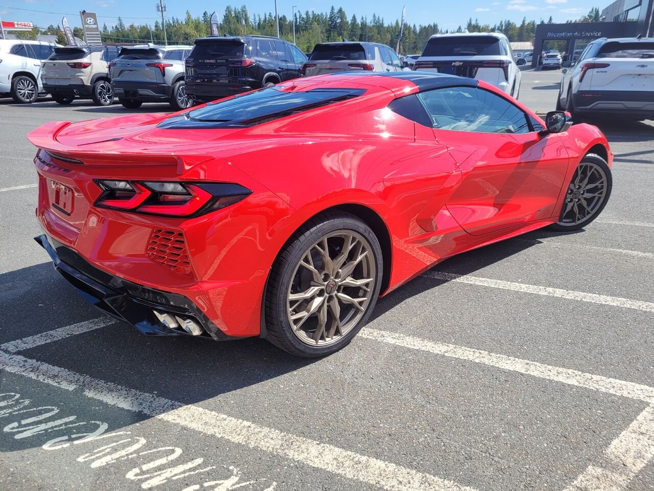 2026 Chevrolet Corvette Stingray coupé 2 portes avec 2LT TORCH RED Thetford Mines - photo #2