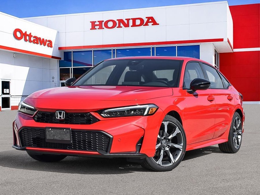 2026 Honda Civic Sedan Hybrid 2026 Rallye Red