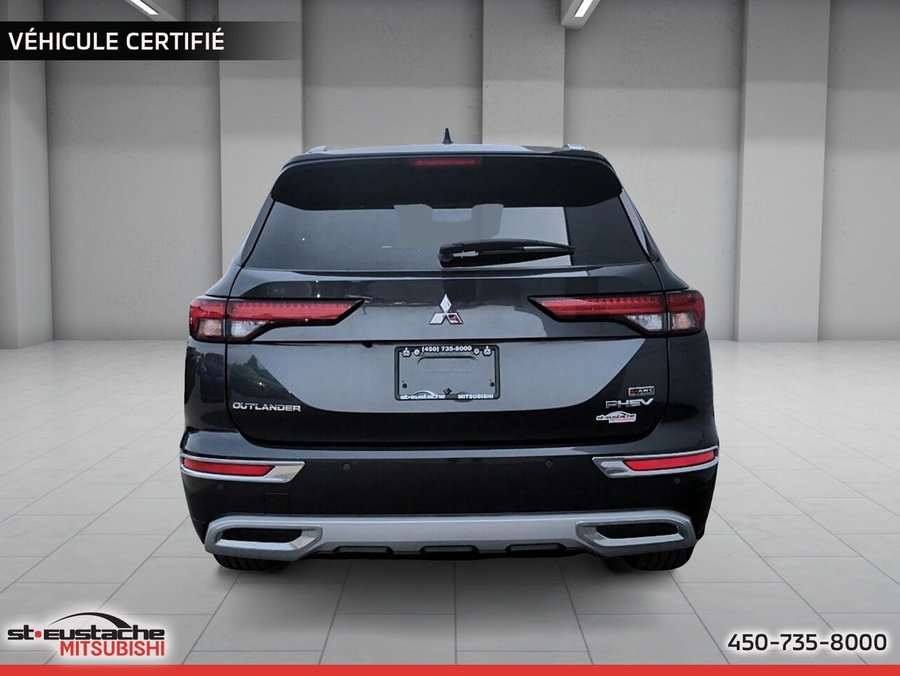Mitsubishi Outlander PHEV GT S-AWC-CUIR-TOIT PANO-SIÈGES ET VOLANT CHAUFFANTS 2025 Noir