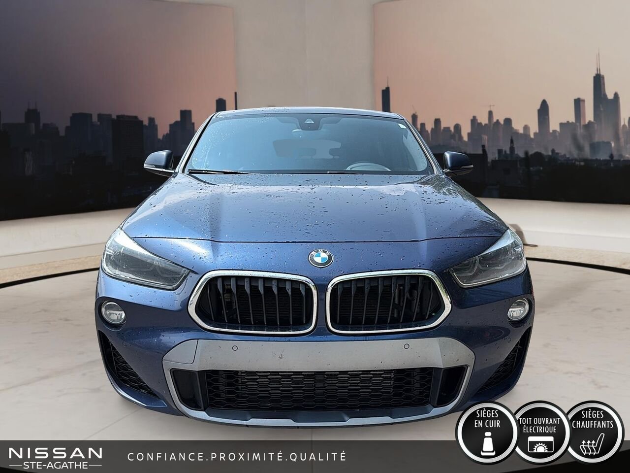BMW X2 2020 Bleu Ste-Agathe des Monts - photo #1