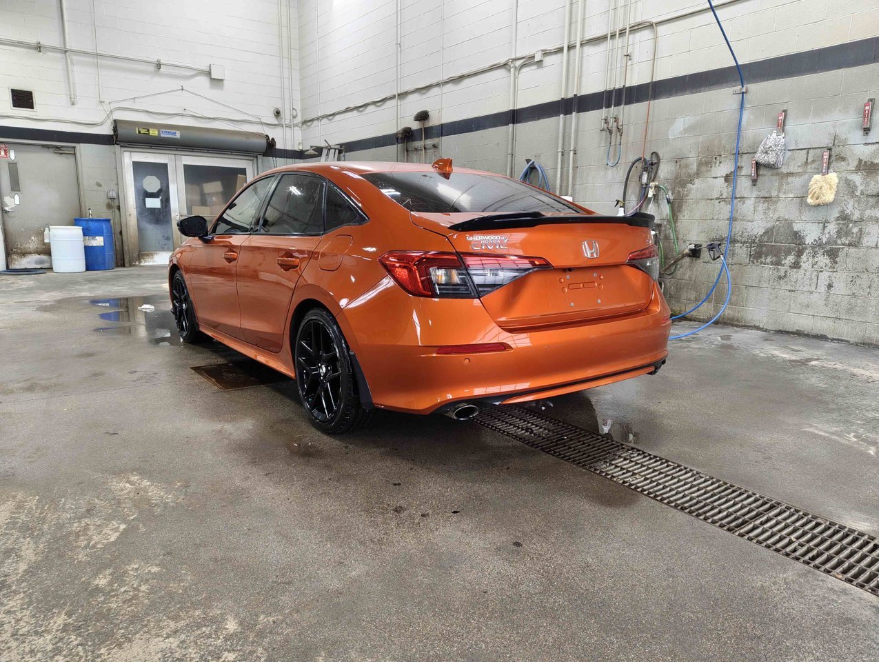 2023 Honda Civic Si Manual Orange Sherwood Park - photo #4