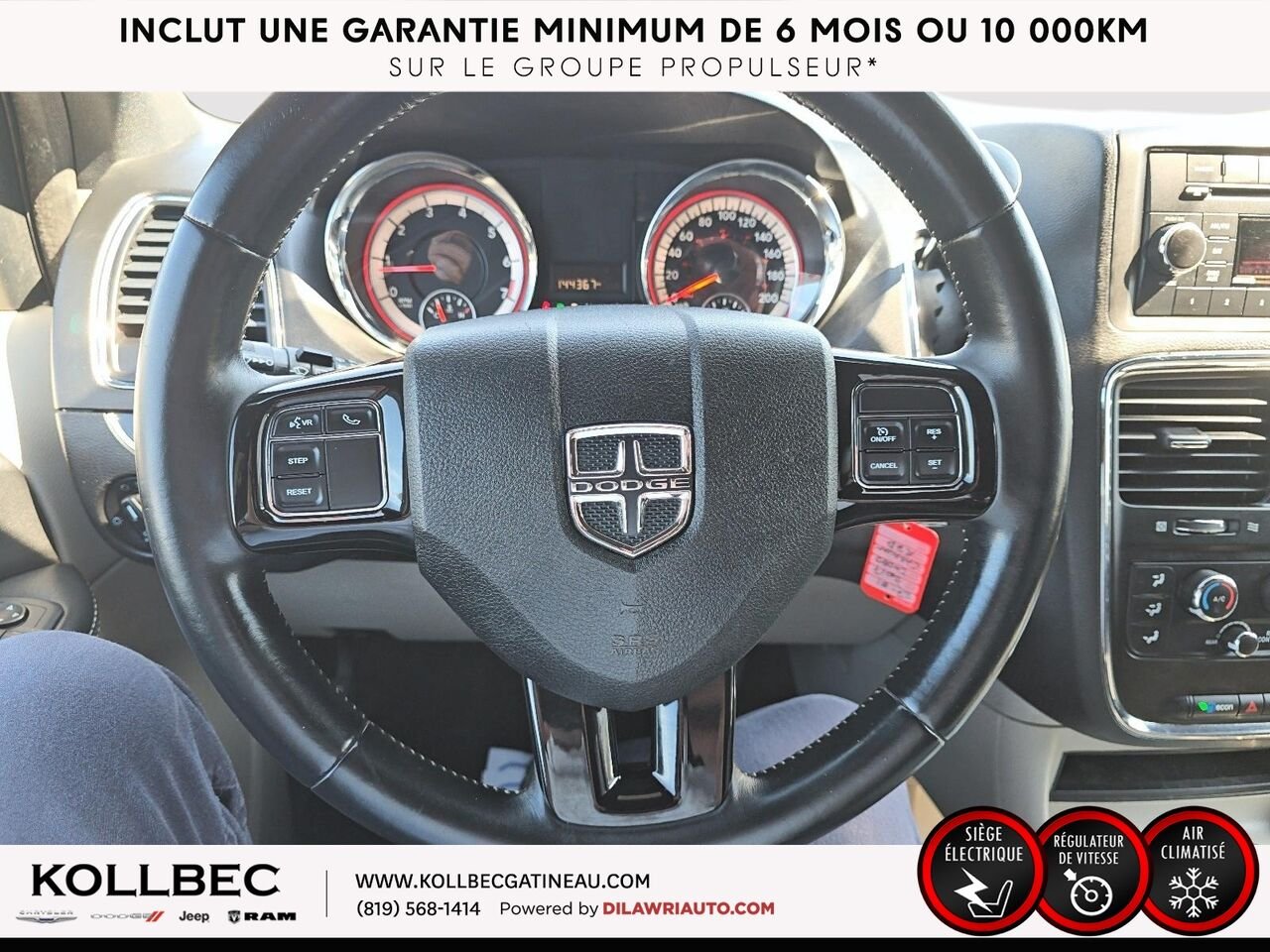 2017 DODGE GRAND CARAVAN SXT Premium Plus Red Ottawa & Gatineau - photo #8