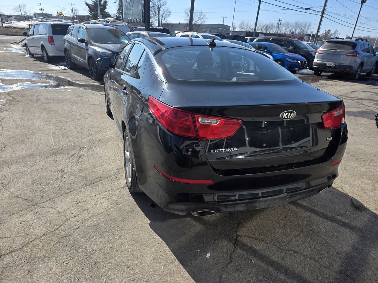 2015 Kia Optima Black  - photo #2