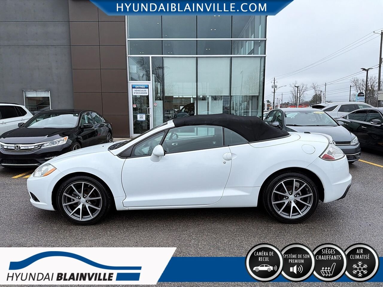 2011 Mitsubishi Eclipse White Blainville - photo #6