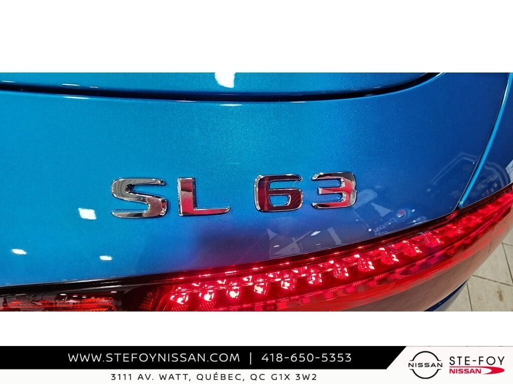 2023 Mercedes-Benz SL-Class AMG SL 63 Roadster IMPECCABLE COMME NEUF Blue Ste-Foy - photo #19