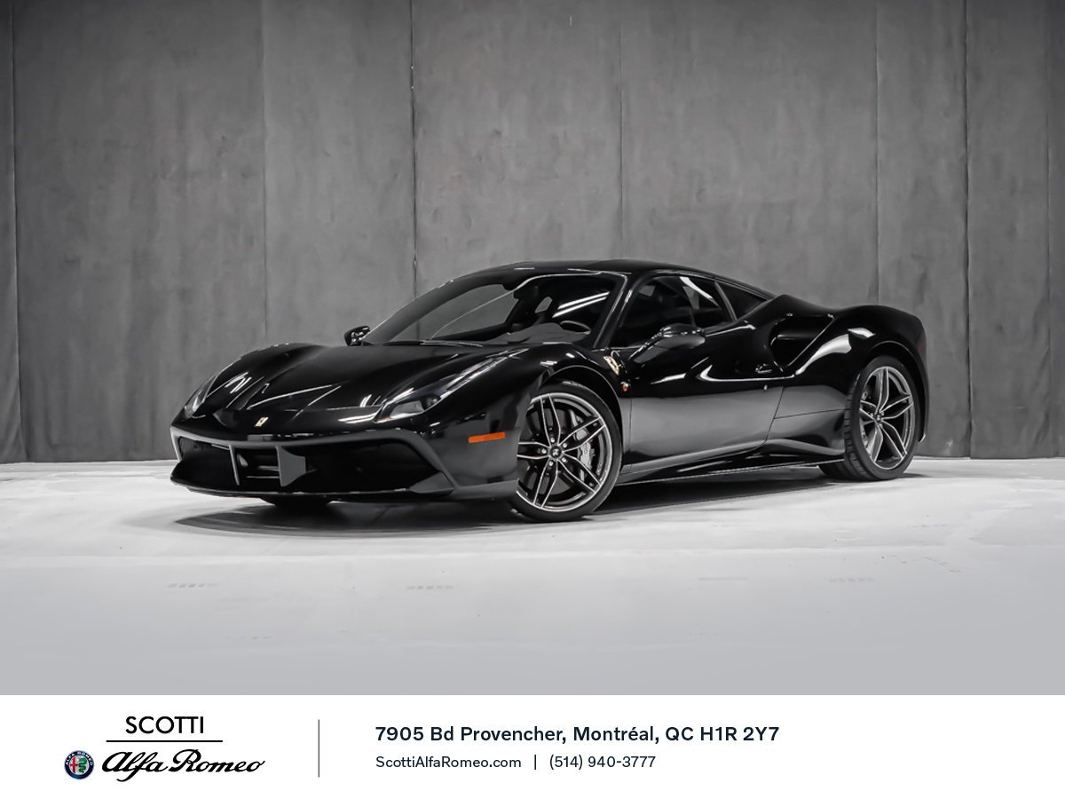 2016 Ferrari 488 GTB Black Montreal - photo #0