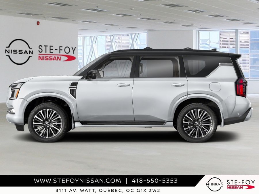 2026 NISSAN Armada 2026 Super Black/Everest White Pearl Tricoat