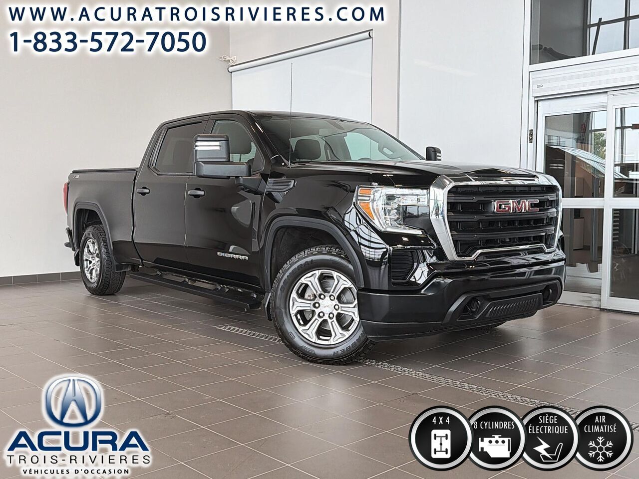 Black 2021 GMC Sierra 1500 Pickup Truck Four-Wheel Drive Automatic