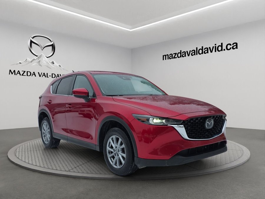 Mazda CX-5 GS AWD, Volant chauffant, Sièges en cuir, Bluetooth 2022 Rouge
