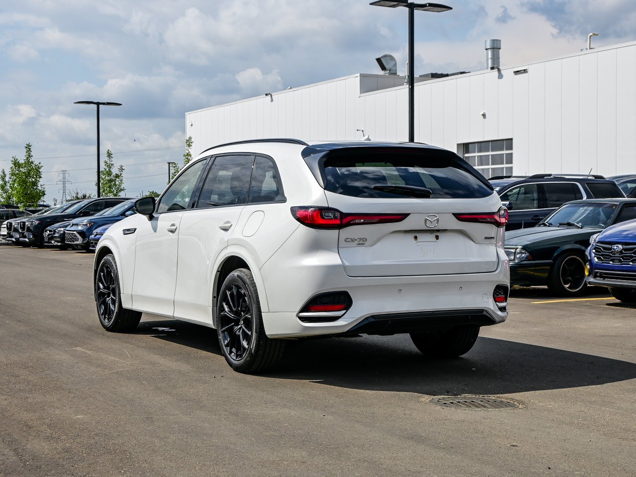 2025 Mazda CX-70 MHEV GT AWD White Sherwood Park - photo #10