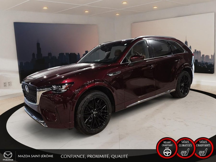 Mazda CX-90 hybride léger Signature | TOIT PANORAMIQUE | AWD | 2024 Rouge