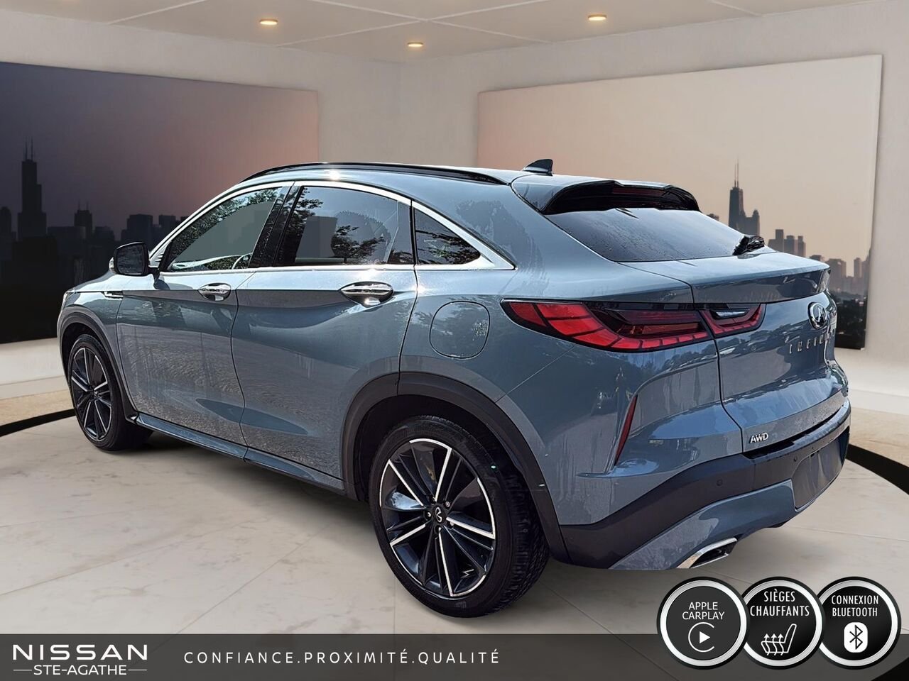INFINITI QX55 LUXE TI 2023 Bleu Saint-Jérôme - photo #4