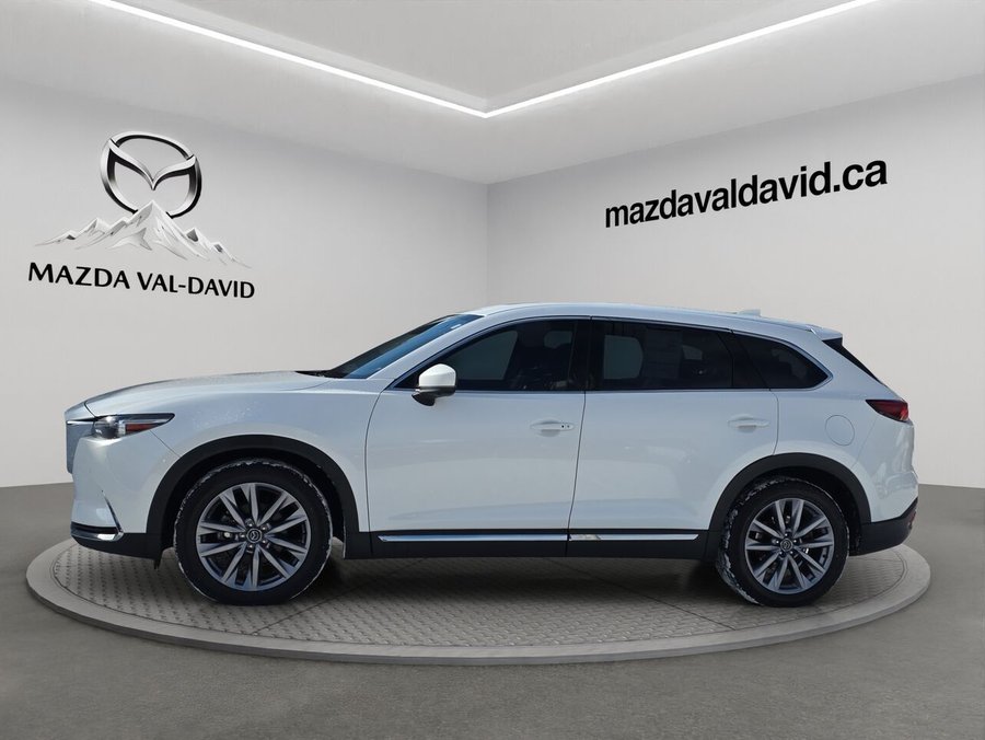 Mazda CX-9 GT AWD, 7 passagers, jamais accidenté, Navigation, Toit ouvrant, Sièges à fonctions mémoire, 2023 Blanc