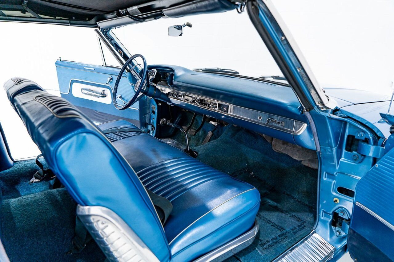 Ford Galaxie 500 *PRIX EN USD* 406 Cu In TriPower 4-Speed Convertible 1963 Bleu Montréal - photo #8