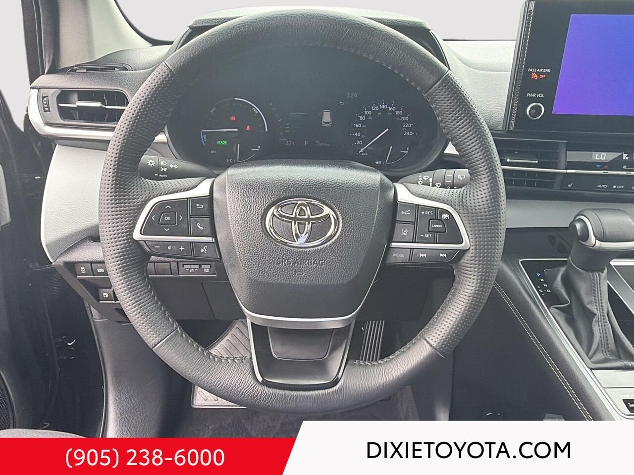 2025 Toyota Sienna Hybrid XLE FWD / CLEAN CARFAX / HEATED SEATS / MOONROOF / ALLOY WHEELS / CARPLAY AND ANDROID AUTO Black Mississauga - photo #11