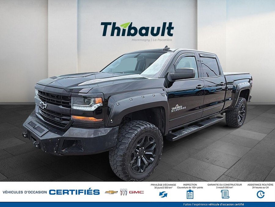 CHEVROLET SILVERADO LT cabine multiplace 153 po 4RM avec 2LT 2018 Noir