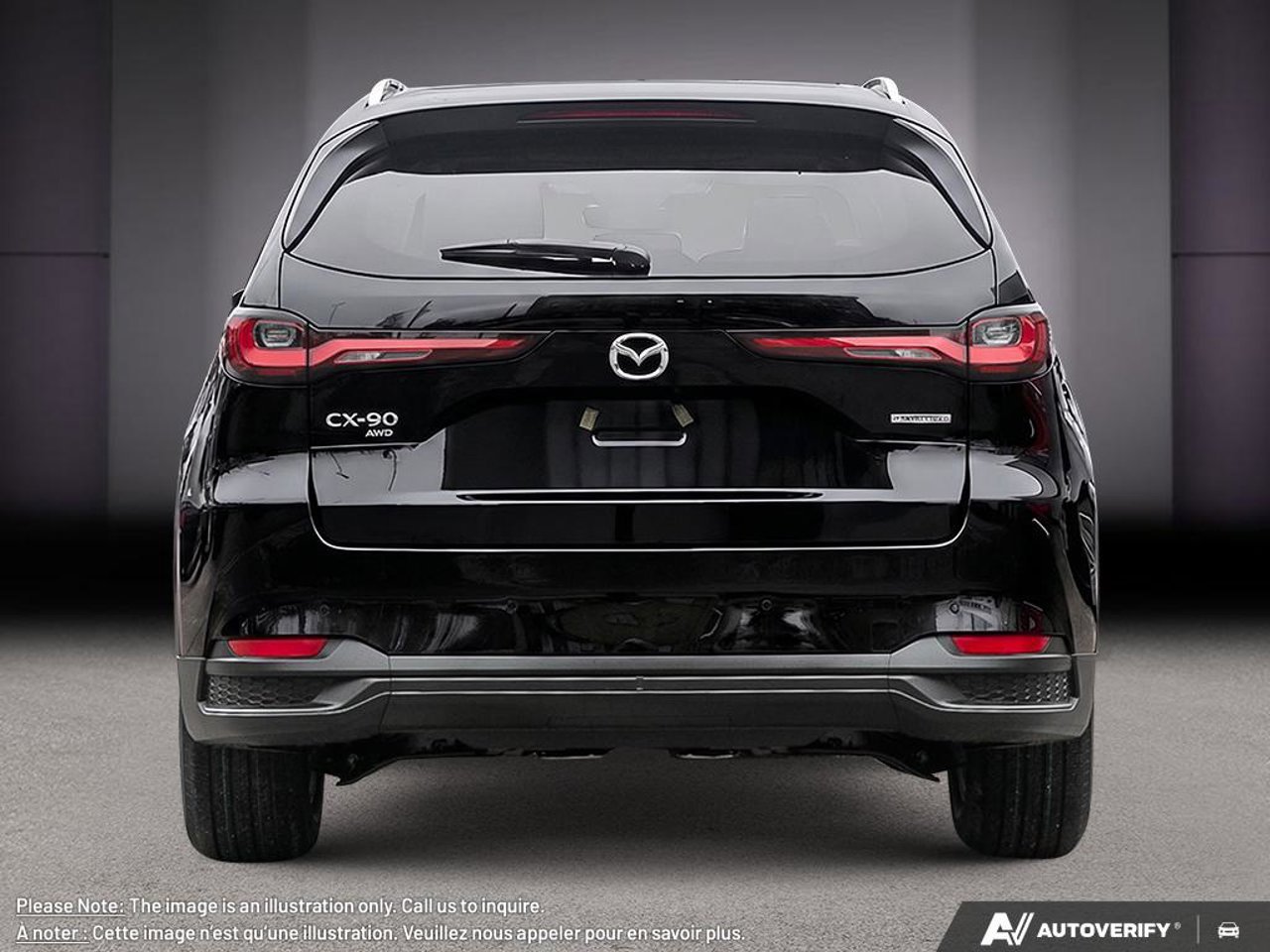 Mazda CX-90 hybride rechargeable JM3KKCHAXT1377071 2026 Noir de jais mica Mirabel - photo #4