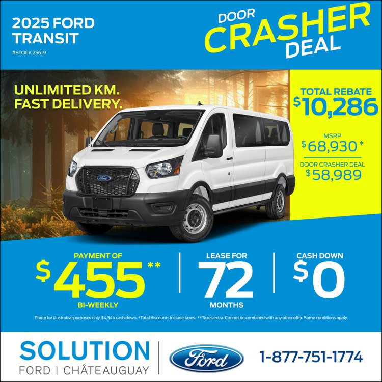 Solution ford promo avril TRANSIT 2025 EN