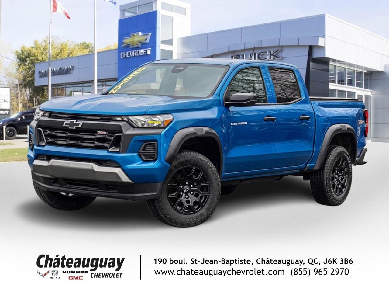 Chevrolet Colorado Trail Boss cabine multiplace 4RM 2023 Bleu Châteauguay - photo #0