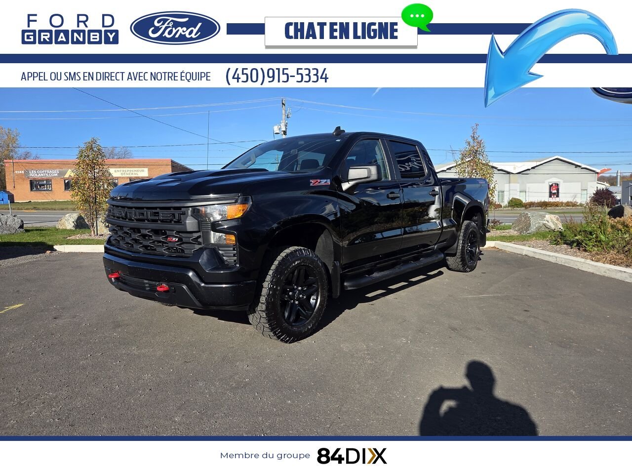 2023 Chevrolet Silverado 1500 Black Granby - photo #2