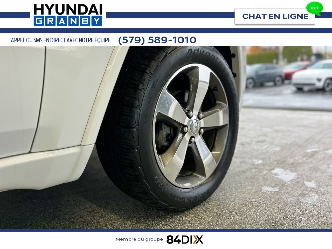 Jeep Grand Cherokee 2015 Blanc Granby - photo #8