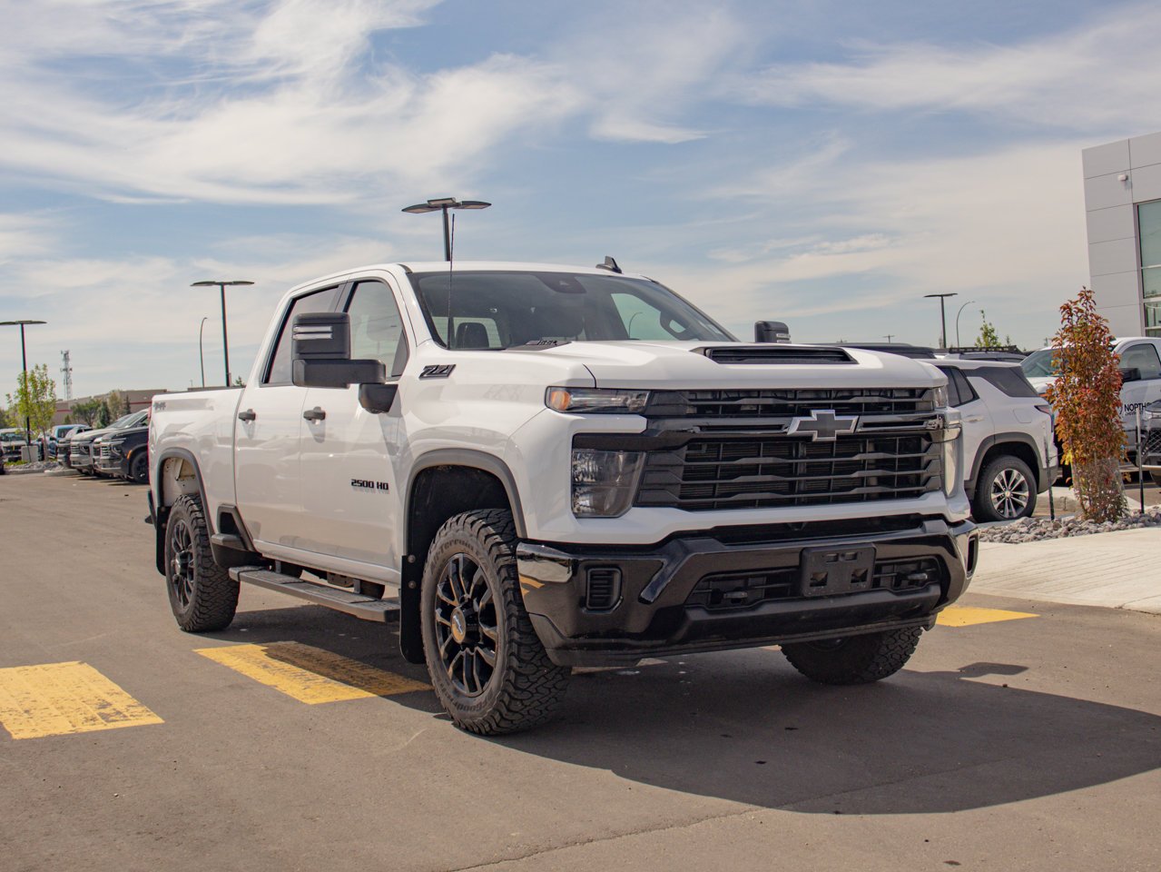 2025 Chevrolet Silverado 2500HD 4WD Crew Cab 159 Custom White Sherwood Park - photo #12