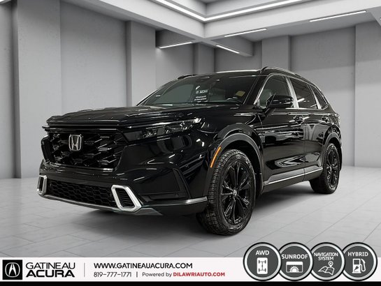 Honda CR-V hybride *** UN PROPRIO + CLEAN CARFAX *** 2024 Noir
