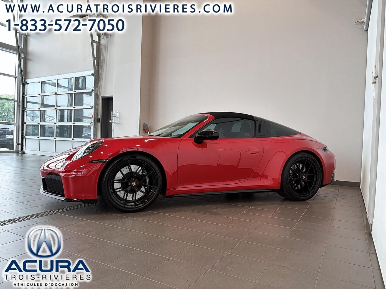 2026 Porsche 911 TARGA 4 GTS T-HYBRID Red Trois-Rivières - photo #9