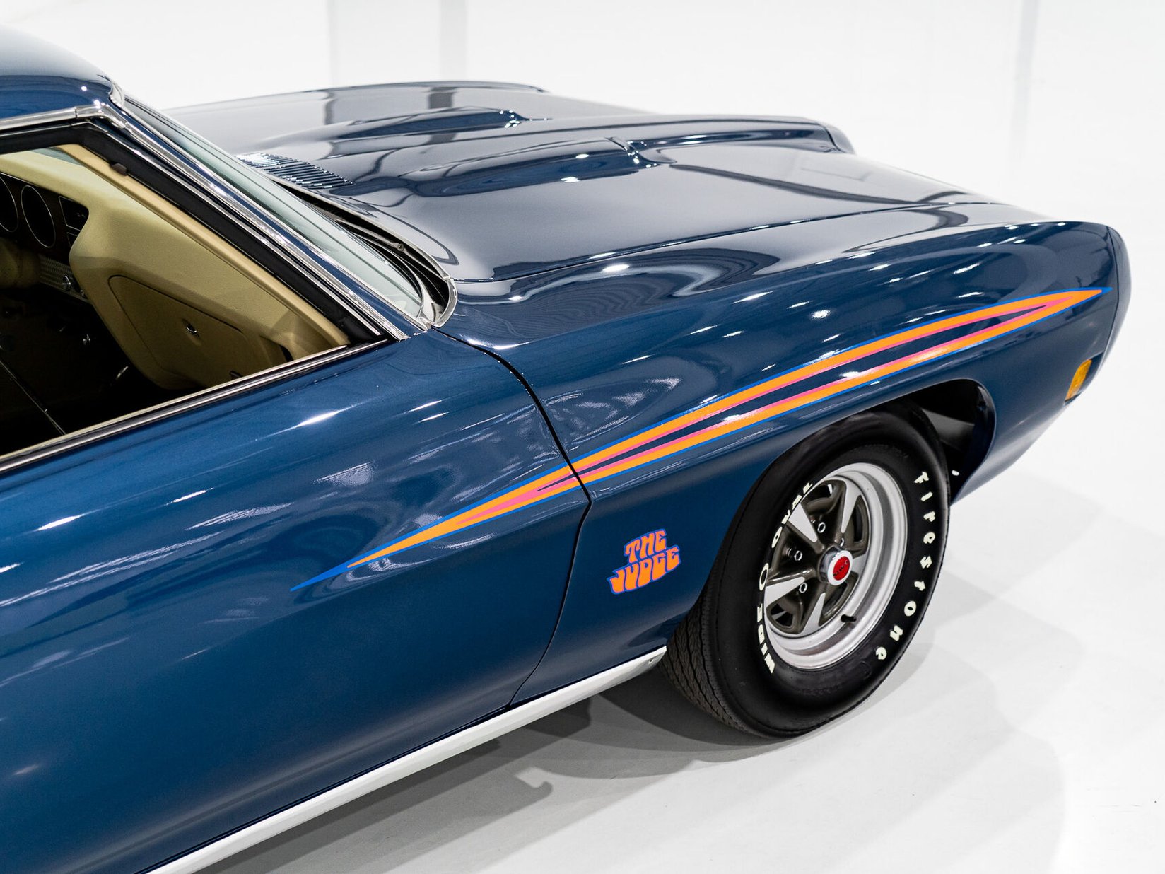 Pontiac GTO The Judge Matching# Ram Air III 4-speed **PRIX EN USD** 1970 Bleu Montréal - photo #6