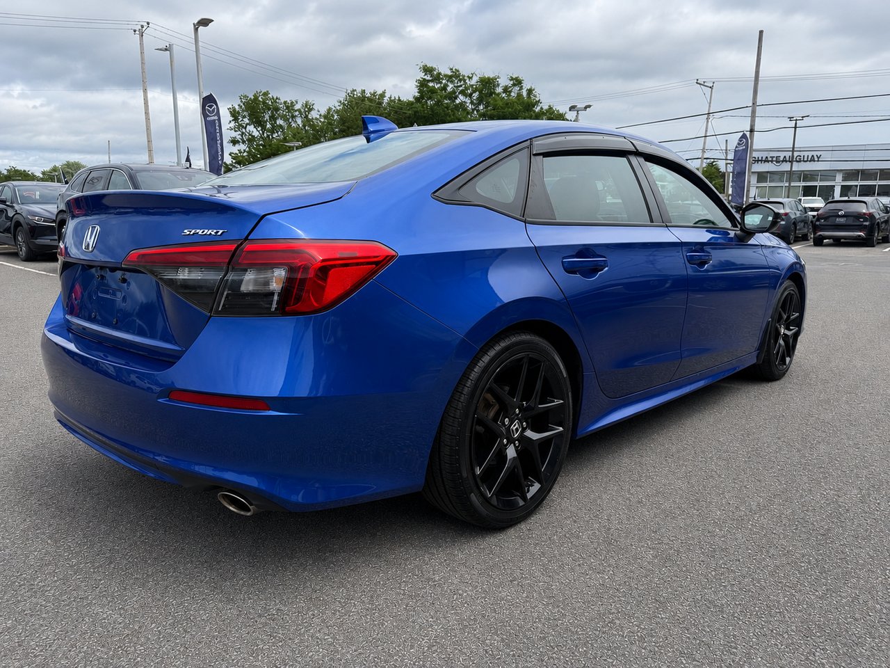 Honda Civic Berline Sport 2022 Bleu Châteauguay - photo #4