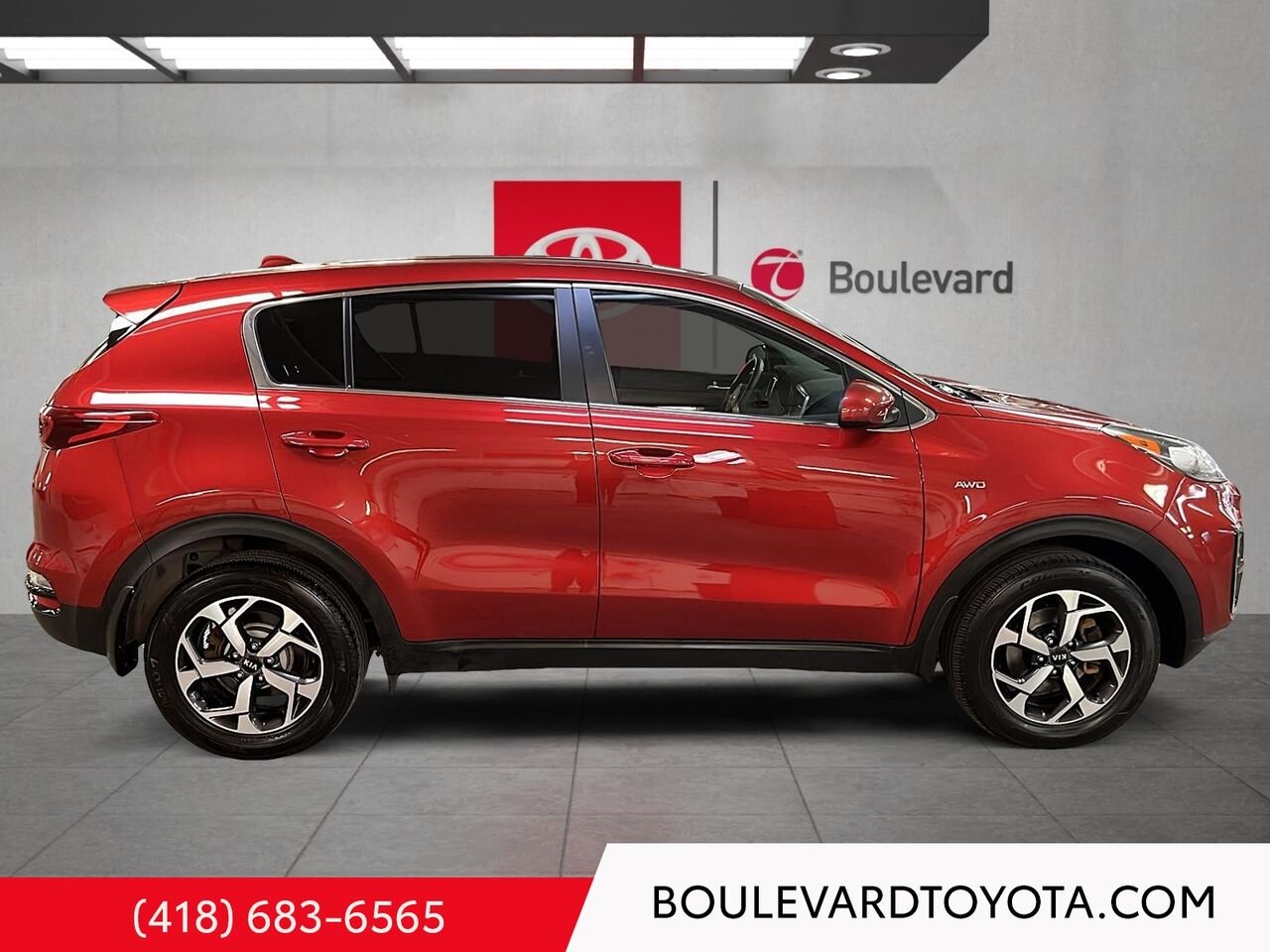 Kia Sportage 99685B-105 | LX Traction Intégrale 2021 Rouge Québec - photo #2