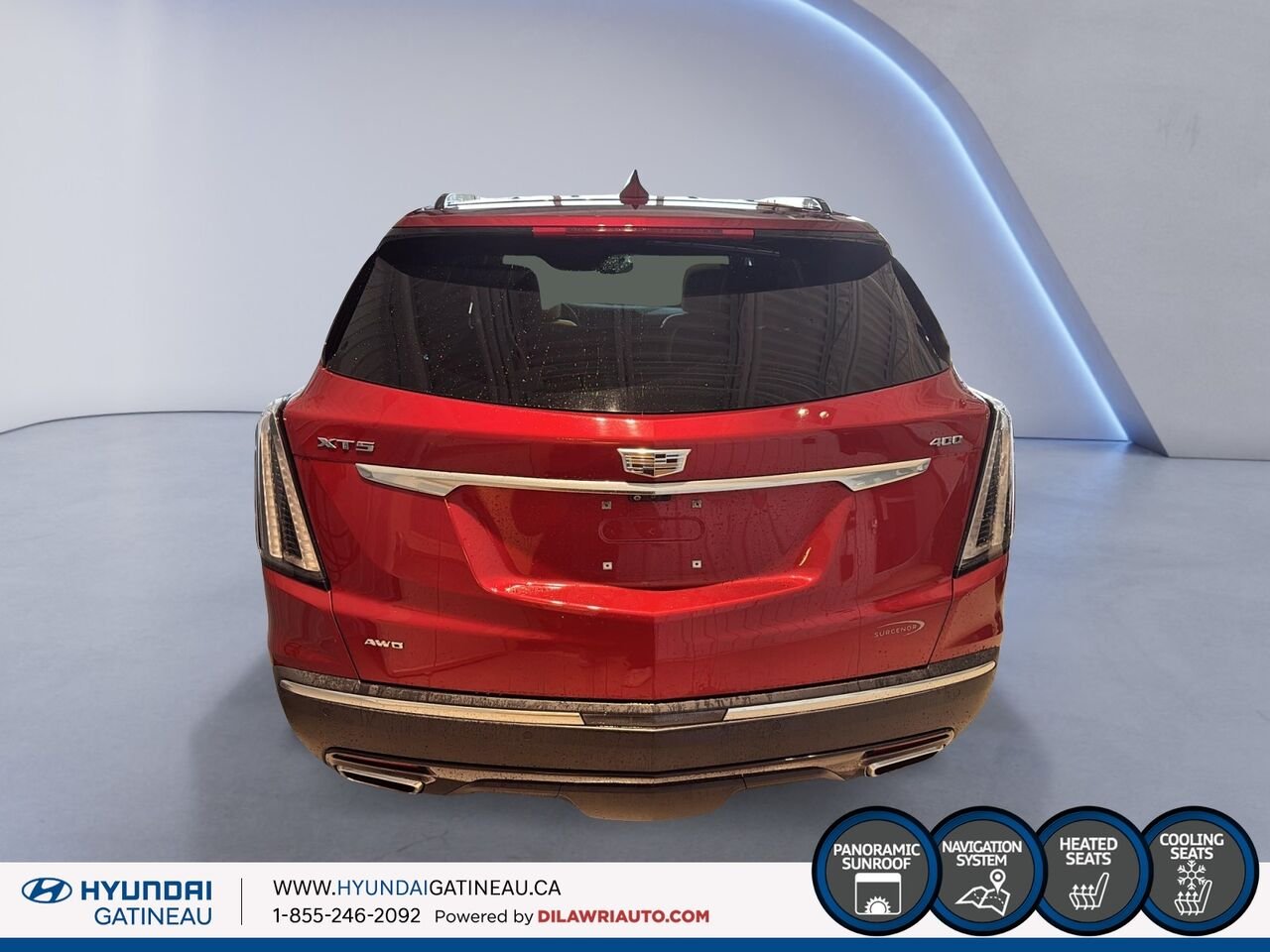 2021 Cadillac XT5 Red Gatineau - photo #2