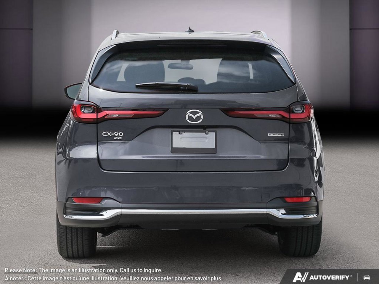Mazda CX-90 hybride léger JM3KKDHD5T1371663 2026 Gris mécanique métallisé Mirabel - photo #4