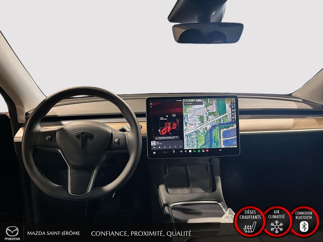 2023 Tesla Model Y MOON ROOF | LEATHER | Black Saint-Jérôme - photo #21
