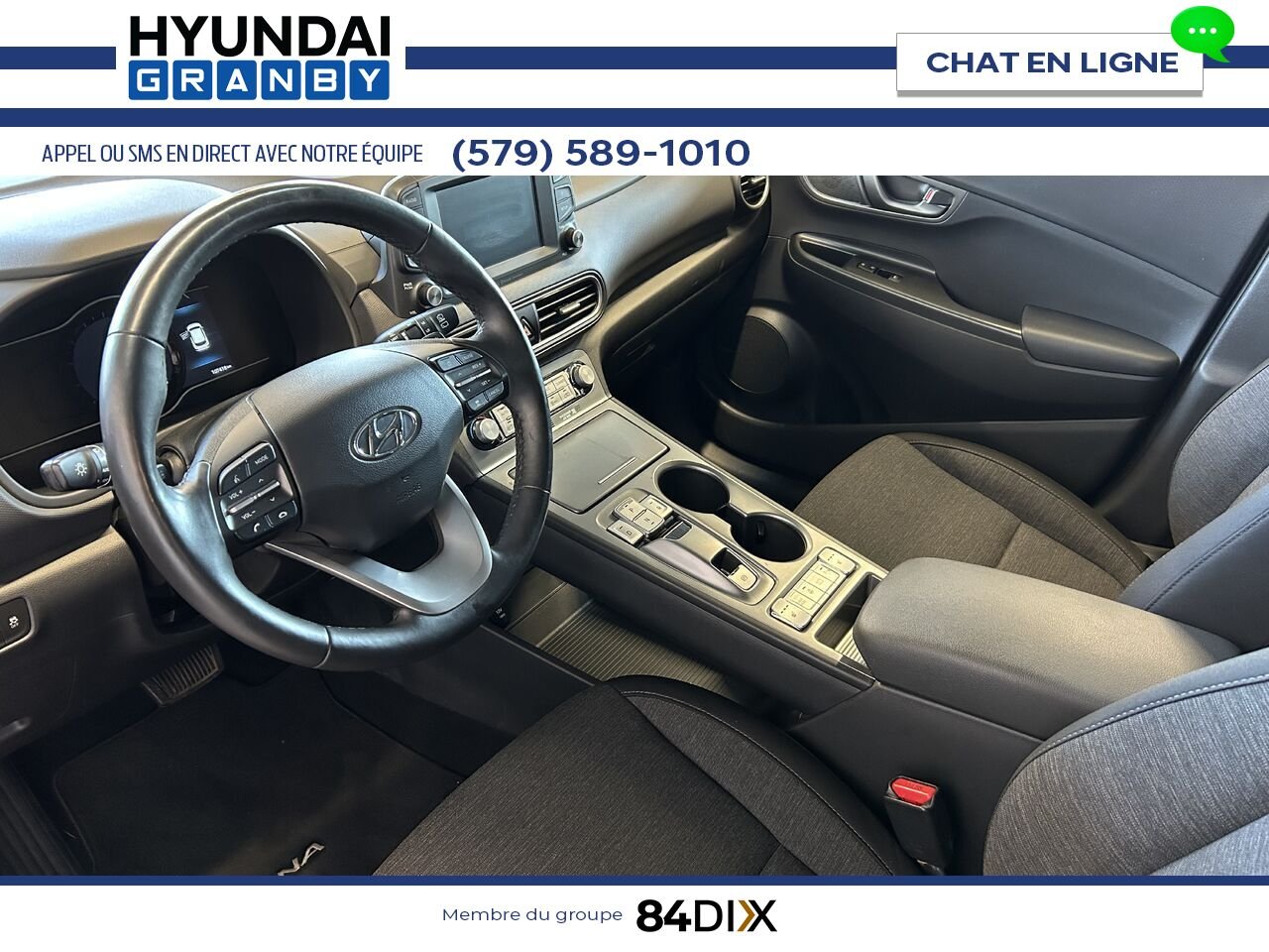 Hyundai Kona électrique 2021 Rouge Granby - photo #8