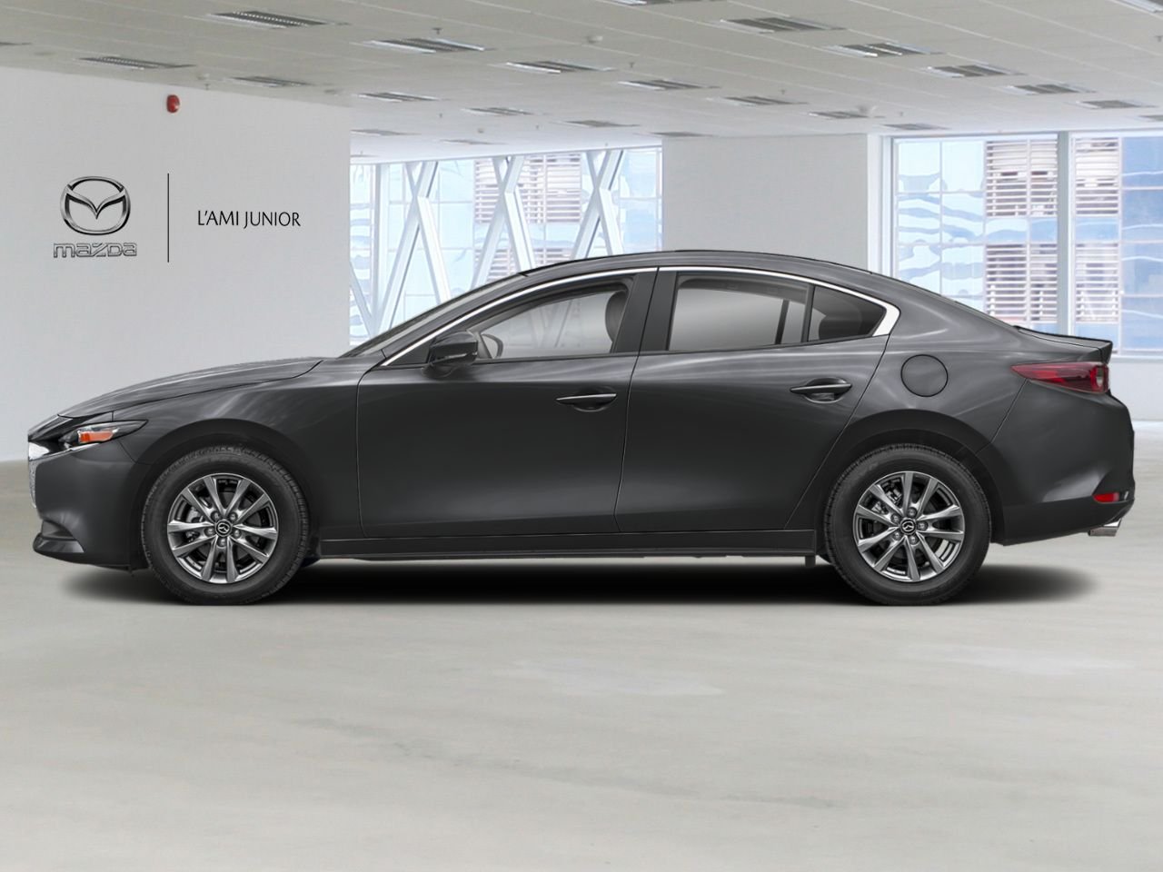 2025 Mazda Mazda3 VIN JM1BPBCM9S1788398 Machine Grey Metallic Chicoutimi - photo #2