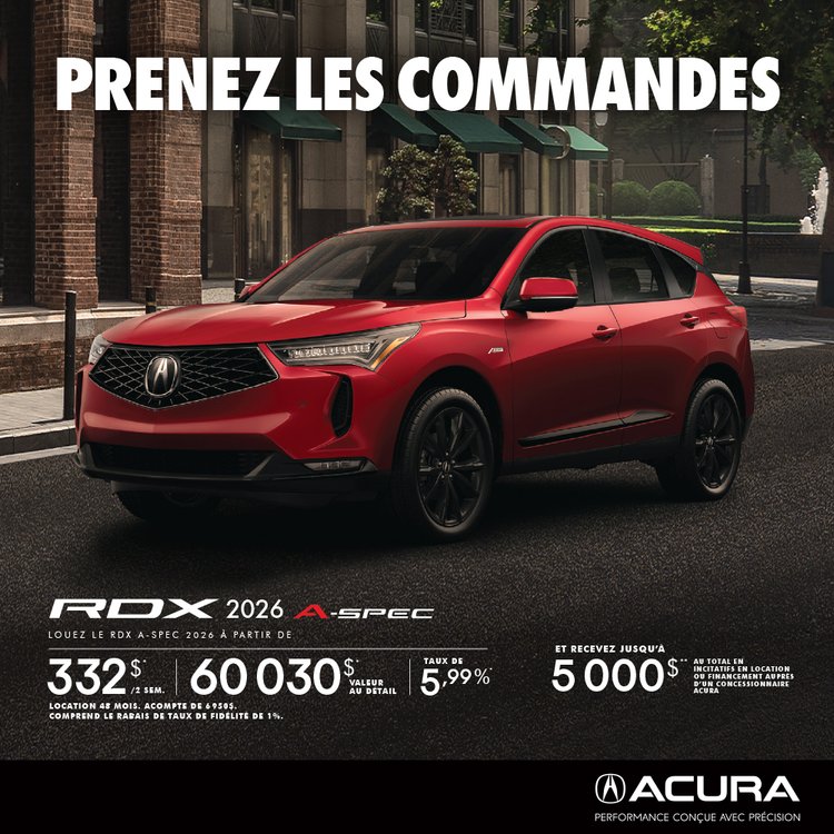 ACURA 1000x1000 aout RDX 2026 FR 1