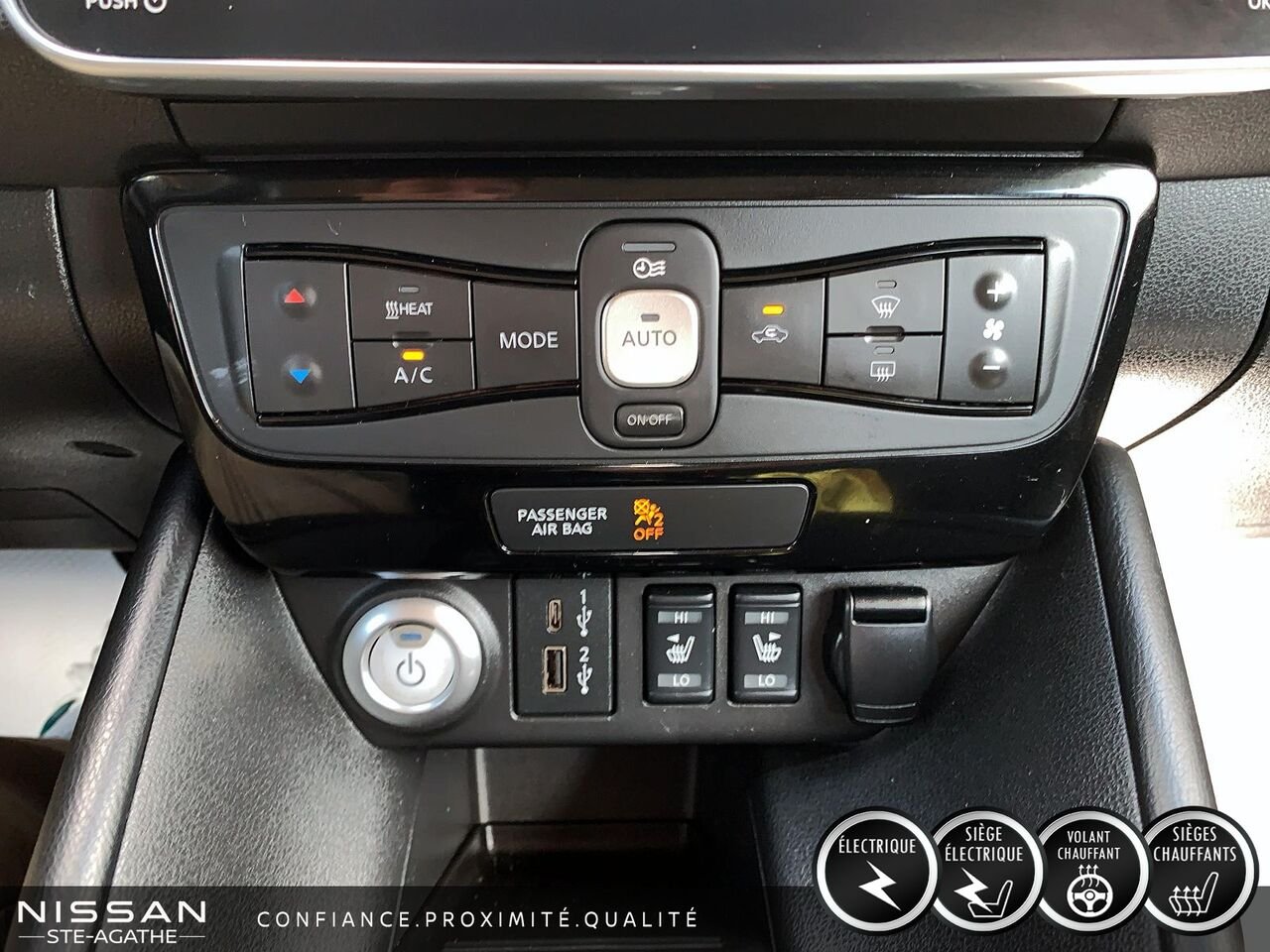 Nissan LEAF 2021 Blanc Saint-Jérôme - photo #16