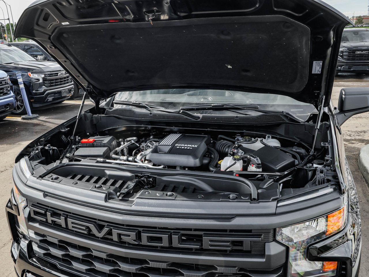 2024 Chevrolet Silverado 1500 4WD Crew Cab 147 Custom Trail Boss Black Sherwood Park - photo #9