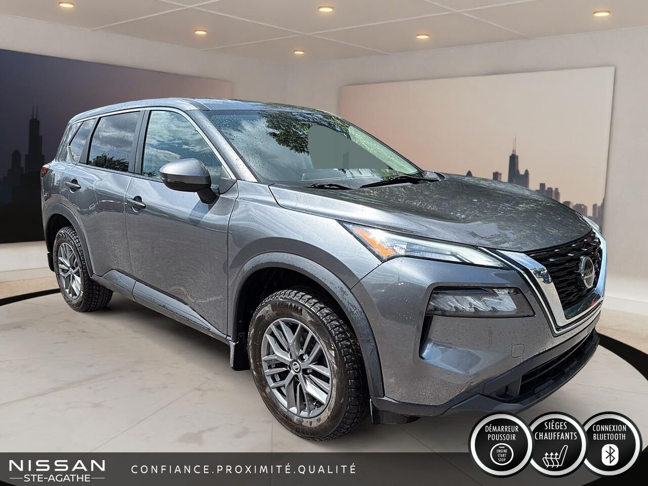 2021 Nissan Rogue S TI Grey Saint-Jérôme - photo #2