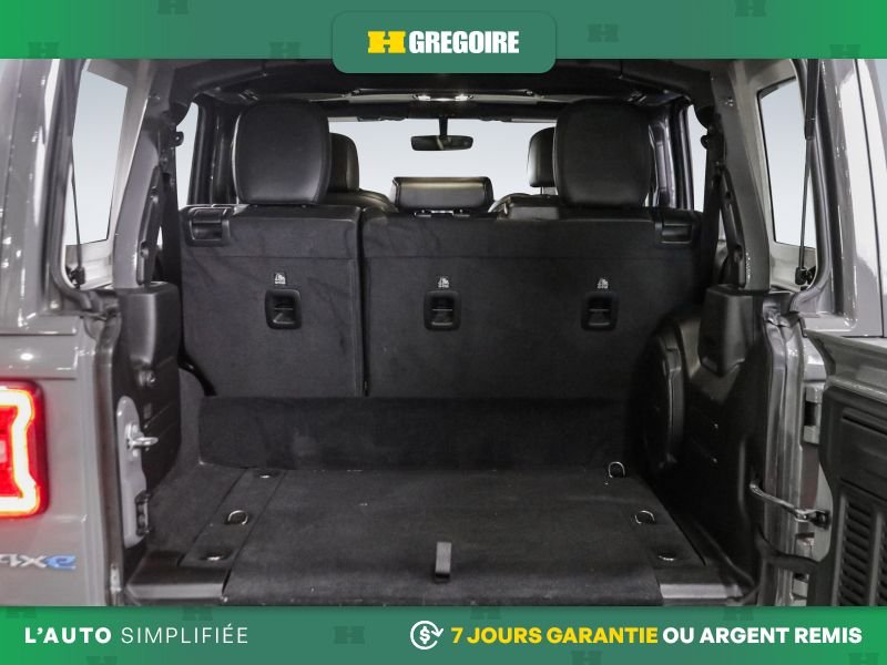 Jeep Wrangler 728442 | 4XE SAHARA PLUG IN HYBRID 4WD CUIR MAGS 20 PO 2021 Gris Laval - photo #24