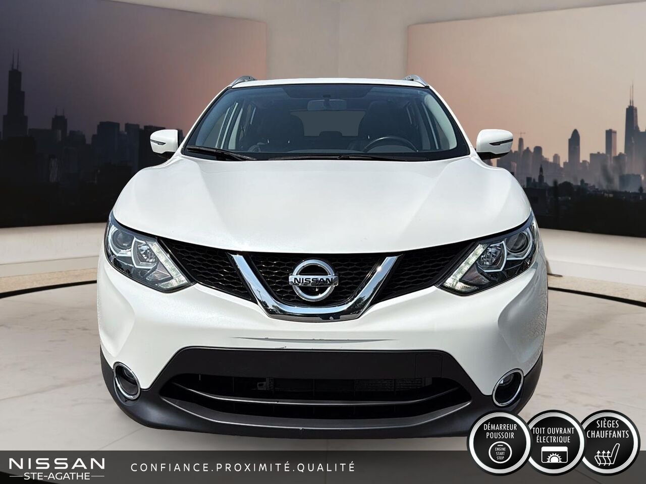 2017 Nissan Qashqai SL 4 portes CVT TI White Saint-Jérôme - photo #1