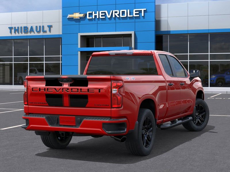 CHEVROLET Silverado 1500 Custom cabine double 4RM 147 po 2026 ROUGE ARDENT Sherbrooke - photo #3