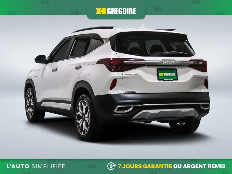 Kia Seltos 821104 | SX Turbo AUTO A/C CUIR TOIT NAV MAGS CAM RECUL BLE 2023 Blanc Laval - photo #7