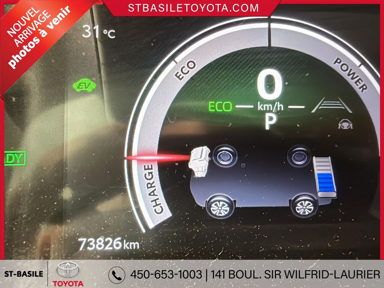 Toyota Corolla Hybride 2023 Noir Saint-Basile-le-Grand - photo #5