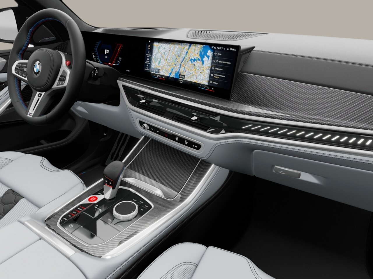 2026 BMW X5 M Competition Marina Bay Blue Metallic Blainville - photo #13