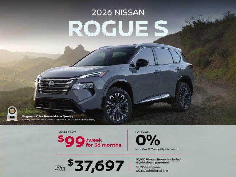 Nissan blainville Accueil juillet ROGUE S